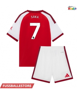 Günstige Arsenal Bukayo Saka #7 Heimtrikotsatz Kinder 2026-27 Kurzarm (+ Kurze Hosen)